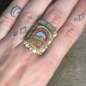 Vintage 1940s Mexican Biker Ring
